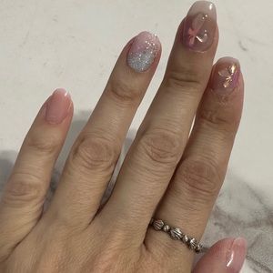 Pandora beaded seashell ring